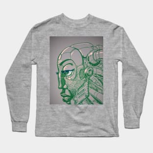 Robot Lady Long Sleeve T-Shirt